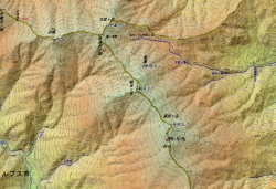 地理印地図＋日本高密メッシュ標高